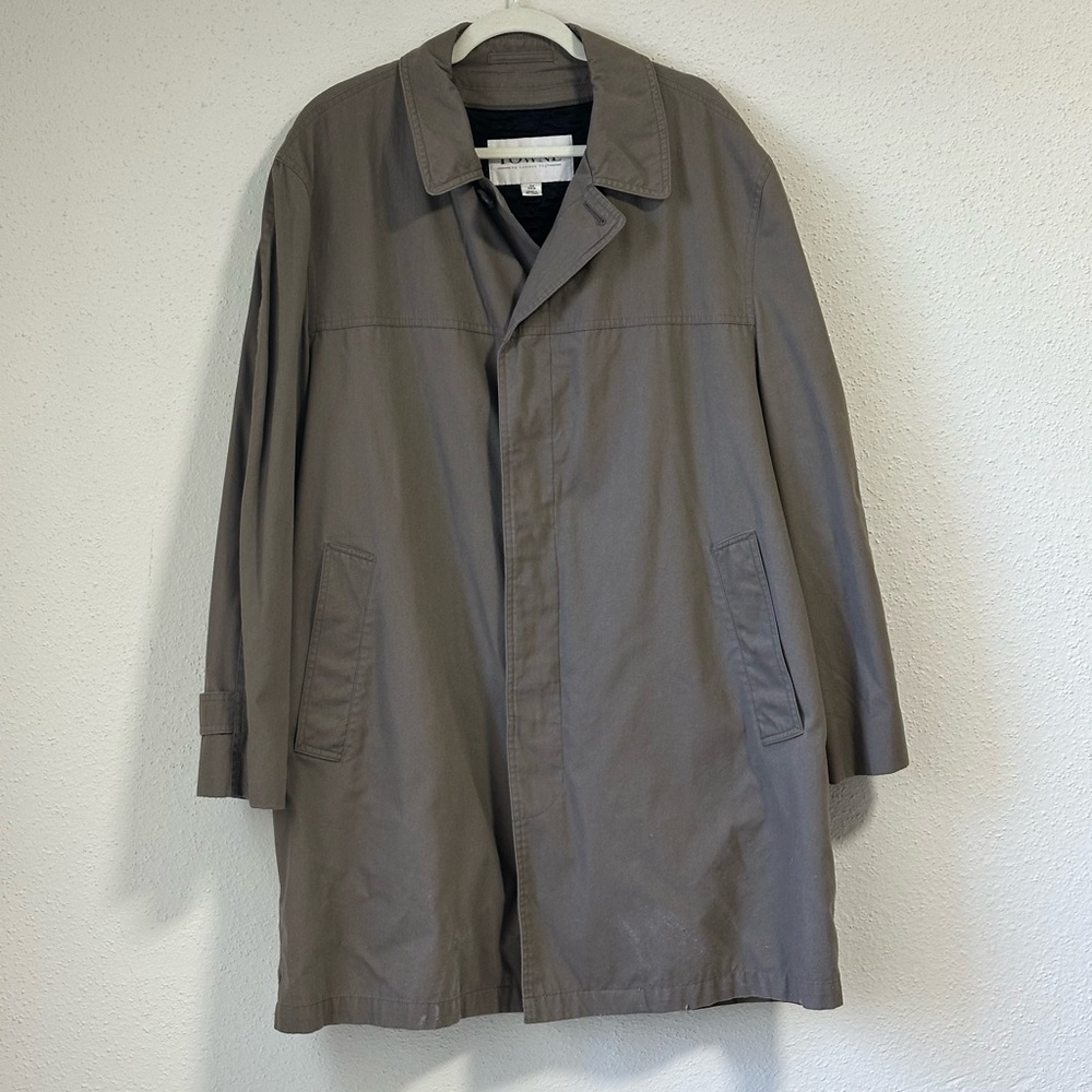 London Fog Men's Tan Trench Coat - Picture 3 of 10